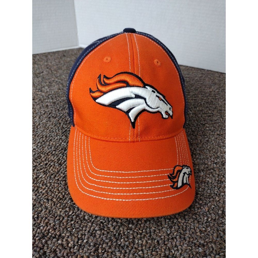 Team Apparel Denver Broncos Embroidered Strapback Hat Cap